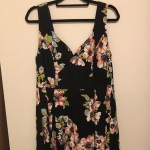Torrid Floral Print Ponte Knit Dress 2X